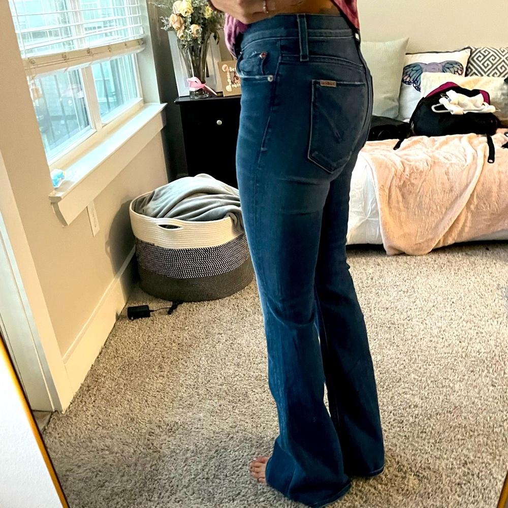Hudson bell bottom jeans 25